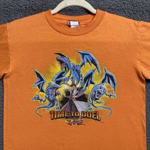 Vintage 90s Yu Gi Oh Youth Medium Japanese Anime Cartoon Short Sleeve T-Shirt